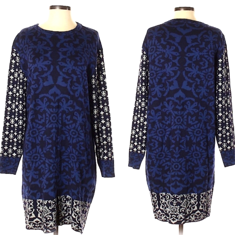 Revolve Gypsy 05 Damask Knit Sweater Dress